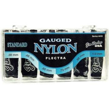 Púas CAJA DE 216 UNIDADES NYLON / STD – 6 MEDIDAS