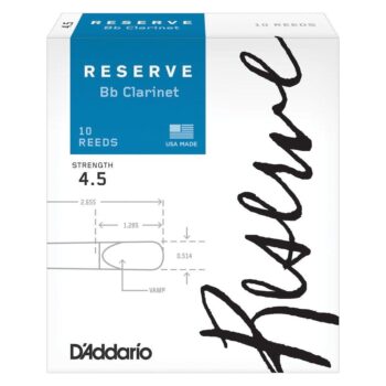 RESERVE – CLARINETE Sib – 4.5 (Caja de 10 cañas)