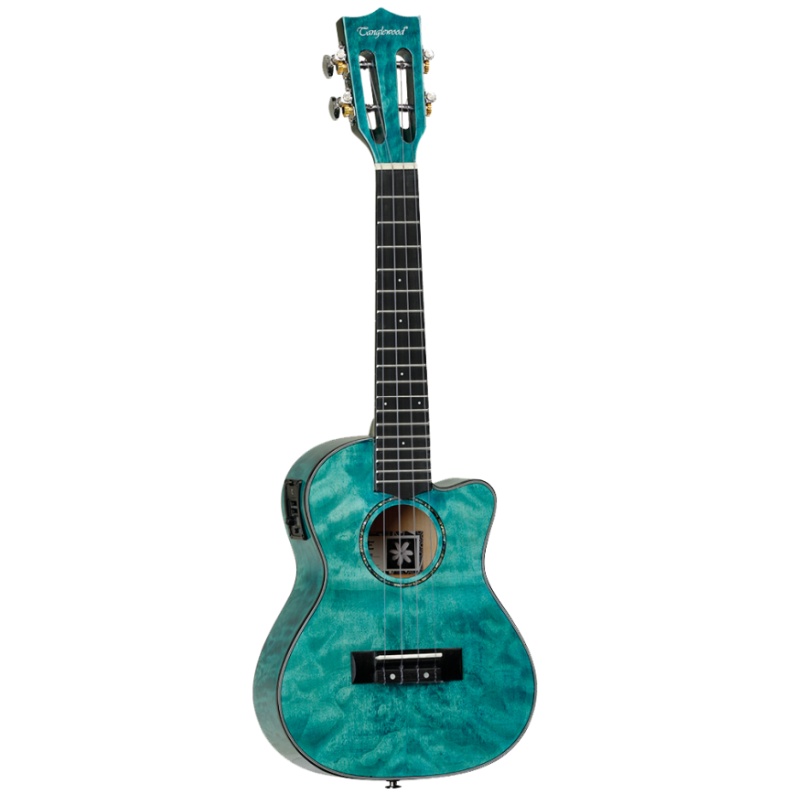 UKELELE DELUXE TANGLEWOOD SERIE TIARE CONCIERTO TAHITIAN CORAL