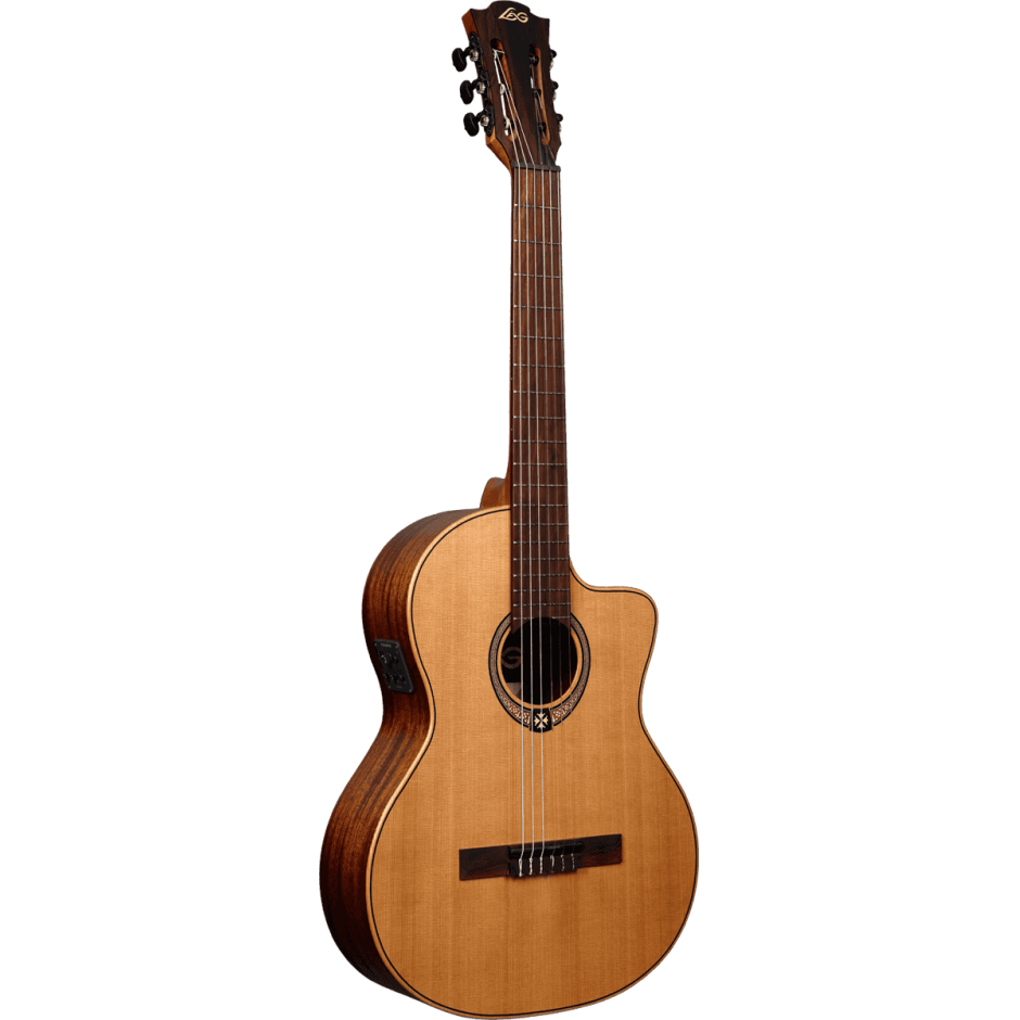 GUITARRA CLÁSICA LÂG AUDITORIUM A/E OCCITANIA 170 – NATURAL SERIES-OCCITANIA