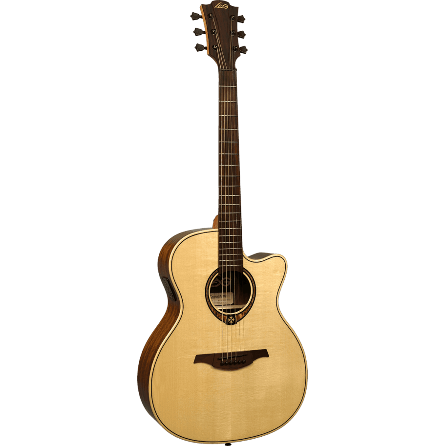 GUITARRA ACÚSTICA LÂG AUDITORIUM CUTAWAY TRAMONTANE 318 A/E -NATURAL SERIES-TRAMONTANE 318