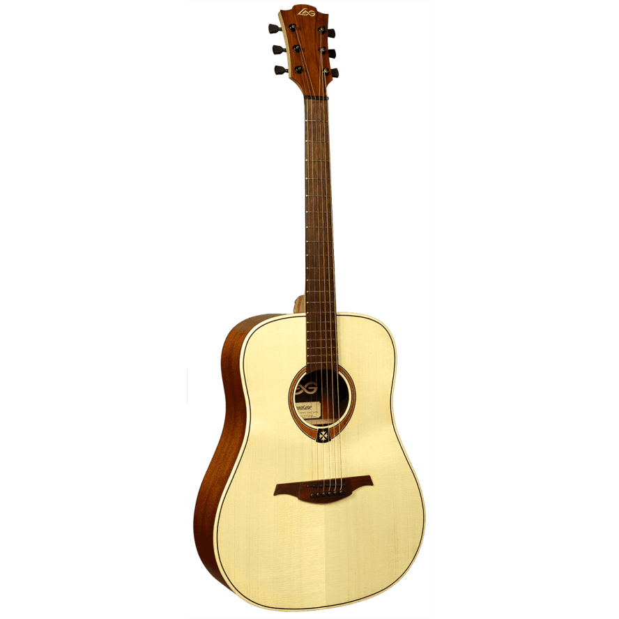 GUITARRA ACUSTICA LAG DREADNOUGHT NATURAL ZURDOS SERIES-TRAMONTANE 70