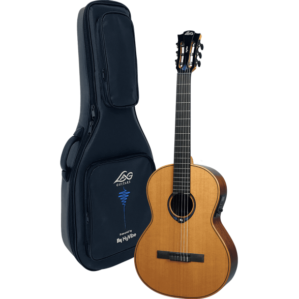 GUITARRA CLASSIC NYLON HYVIBE 15 A/E – Zurdos SERIES-HYVIBE